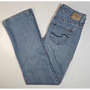Levi Strauss Signature Stretch Bootcut Misses 6 Medium Jeans Mid Rise Mid Wash
